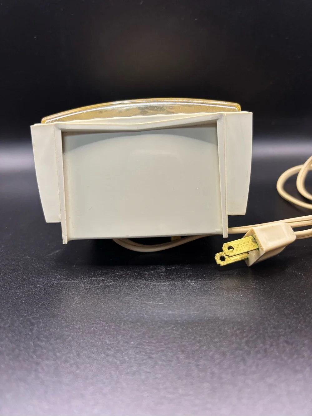 General Electric Gold-Tone Electric Wall/Desk Clock - Gold Face
